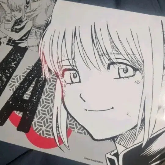 [BUNJANG] Gintama Kagura Chara Post Original Drawing Poster / 은혼 카구라 캬라포스 스틱 은혼전 원화 포스터