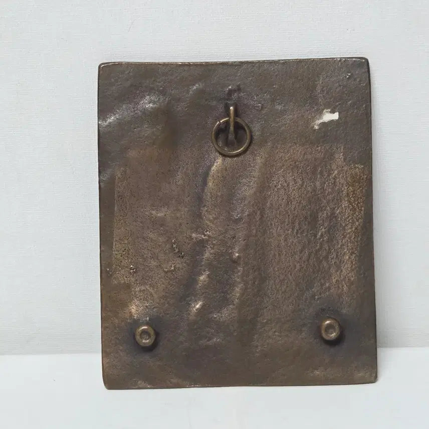 [BUNJANG] Hungarian Bronze Relief Sculpture of Saint Elizabeth / 헝가리 작품. 성 엘리사벳 청동 부조 작가 작품 가톨릭 천주교