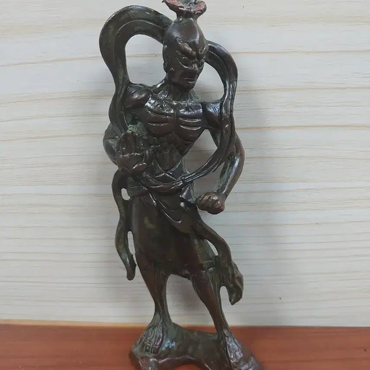 [BUNJANG] Bronze Golden Vajrapani Statues (Pair) / 청동 금강역사 불상 두점