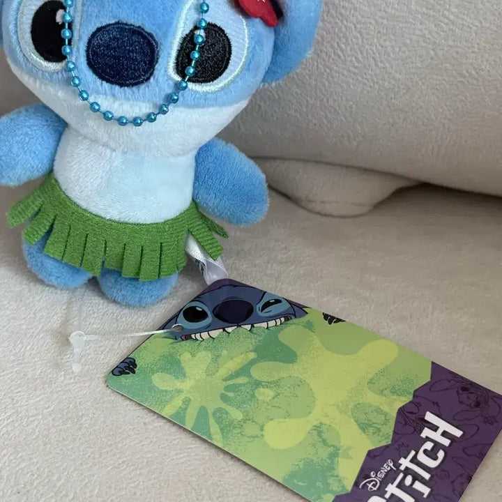 [BUNJANG] Disney Stitch Hawaiian Hula Charm Doll / 디즈니 스티치 하와이안 훌라 키링 인형