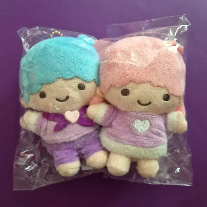 [BUNJANG] Sanrio Little Twin Stars Kiki &amp; Lala Puroland Mascot Set (Limited Edition) / 한정판/ 리틀트윈스타 키키라라 퓨로랜드 마스코트 세트