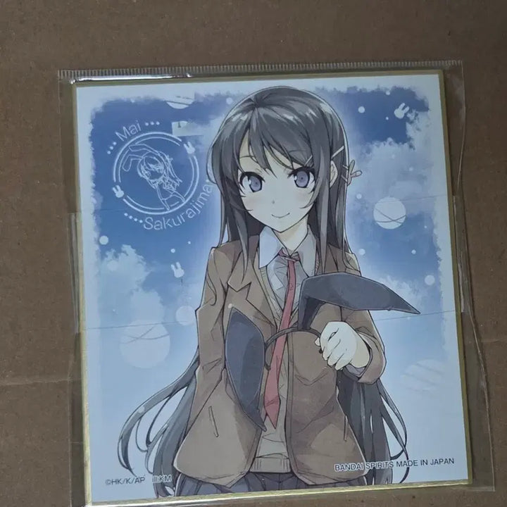 [BUNJANG] Seishun Buta Yarou Sakurajima Mai Shikishi Board / 청춘돼지 사쿠라지마 마이 색지 청춘 돼지