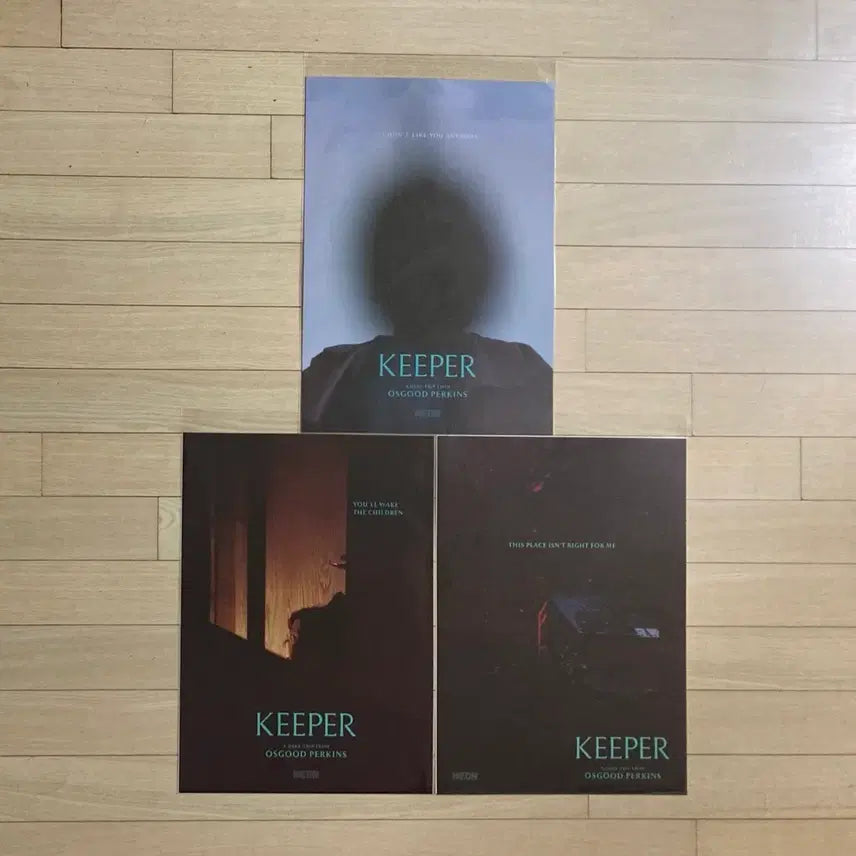 [BUNJANG] [Keeper] Original Poster + Curse Poster 2-Set Bundle / (일괄)[키퍼] 오리지널 포스터+저주 포스터 2종세트