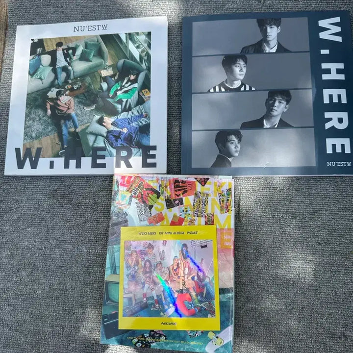 [BUNJANG] Wanna One &amp; Weki Meki Unused Album Bundle Set / 아이돌 미사용 앨범 3종 일괄 판매합니다