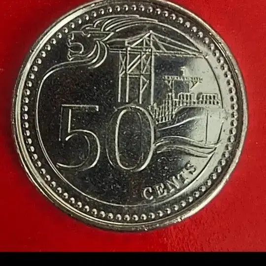 [BUNJANG] Singapore 50 Cents Coin / 싱가폴50센트 주화