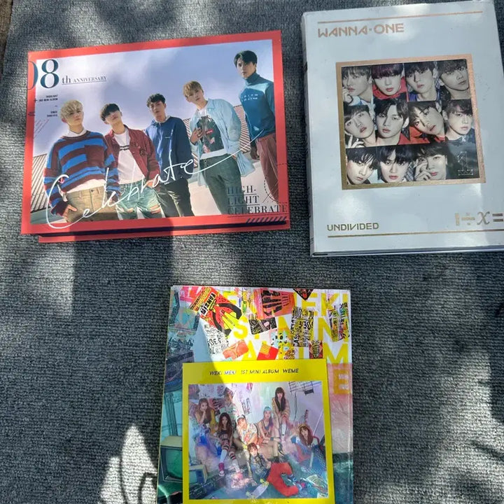 [BUNJANG] Wanna One &amp; Weki Meki Unused Album Bundle Set / 아이돌 미사용 앨범 3종 일괄 판매합니다