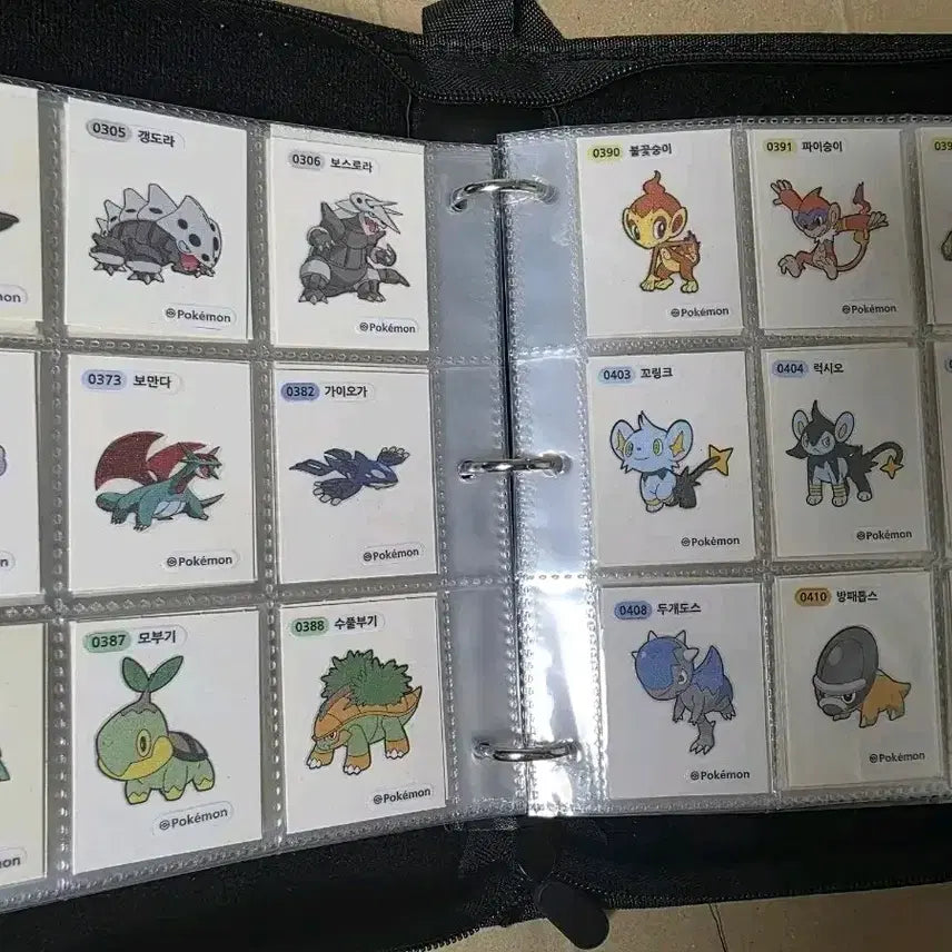 [BUNJANG] Pokemon Stickers - Four-Digit Numbers - 106 Types / 포켓몬 띠부씰 네자리 넘버 106종+중복2장+피카츄5장