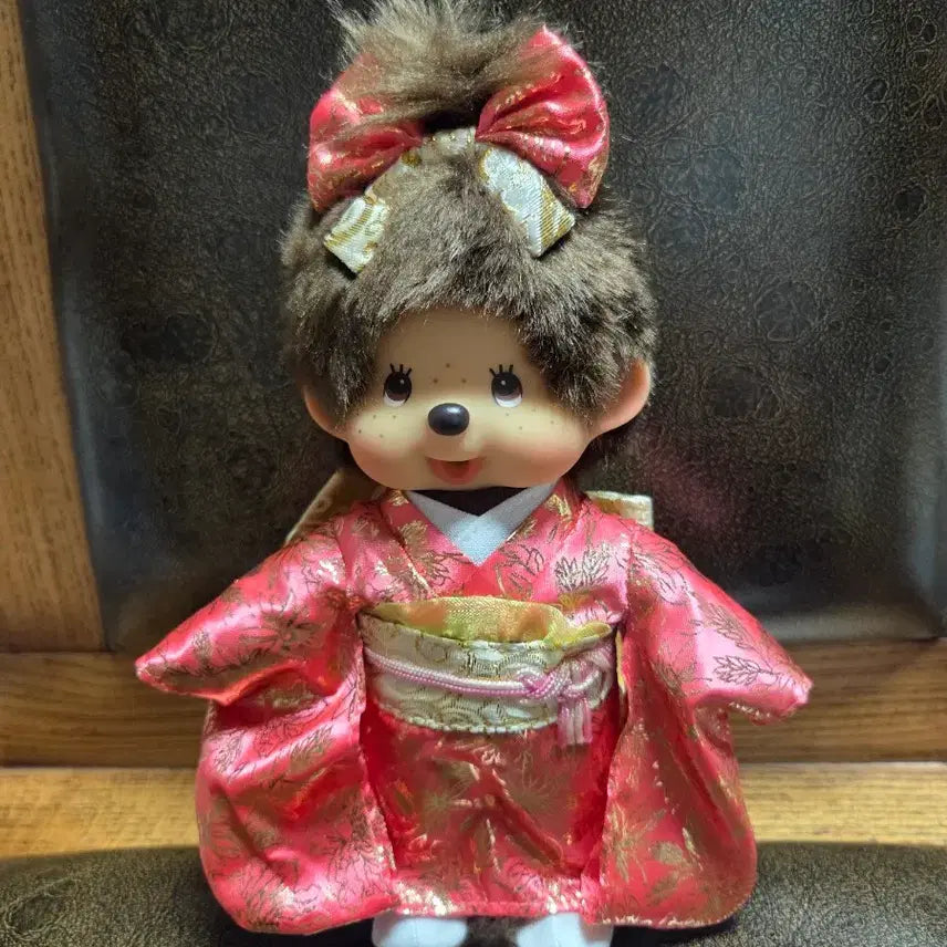 [BUNJANG] Sekiguchi Monchhichi Kimono Doll / 기모노 몬치치 세키구치 일본 정품 몬치치짱