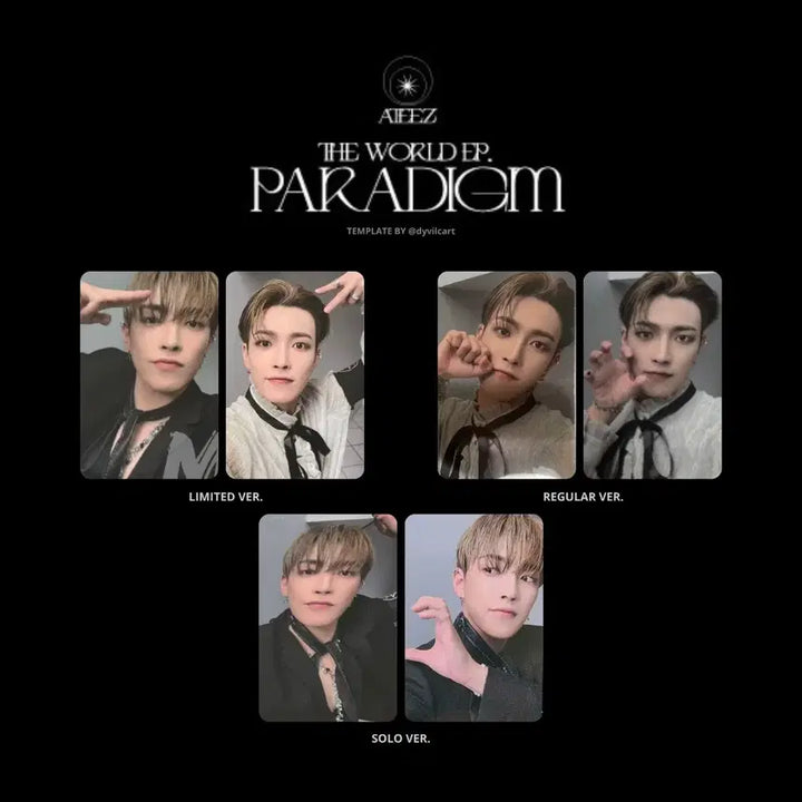 [BUNJANG] ATEEZ Paradigm Normal Edition Hongjoong Photocard / 에이티즈 패러다임 통상반 포토카드 홍중