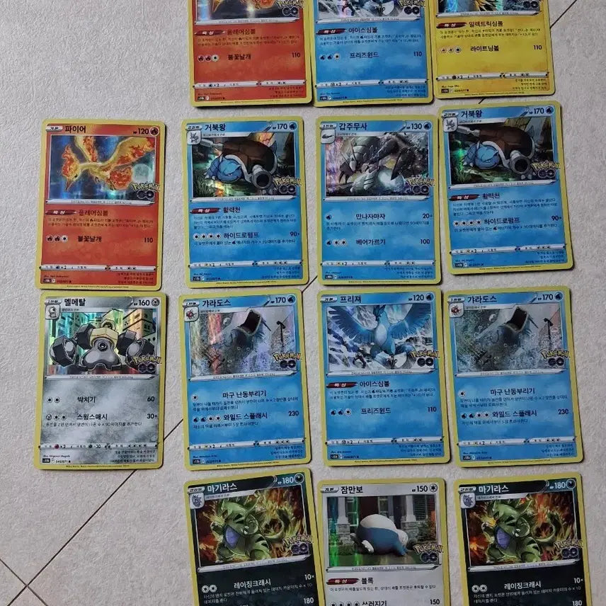 [BUNJANG] Pokemon GO Collaboration Limited Edition Rare Card Set / 포켓몬 카드 포켓몬고 콜라보 레어카드 모음