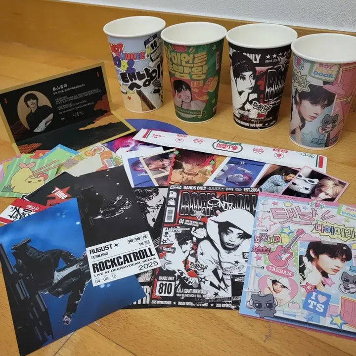 [BUNJANG] BOYNEXTDOOR Taesan 2025 Birthday Cafe Bundle Set / 보넥도 보이넥스트도어 태산 2025 생카 생일 카페 굿즈 일괄 판매