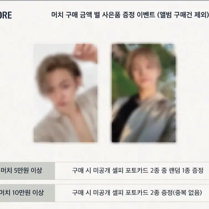 [BUNJANG] No Labelz Part 2 Yeonjun Lucky Draw 2 Photocard Set / 노레이블즈 파트투 연준 팝업 10만원 특전(2종 세트)