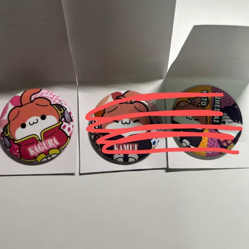 [BUNJANG] Gintama Megahouse Kaguya Can Badge / 은혼 메가캣 캔뱃지 카구라