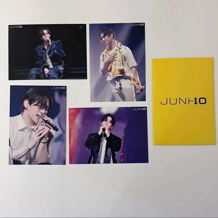 [BUNJANG] 2PM Junho Inats Concert Live Photo Trading Card Bundle Set / 2pm 준호 이나츠 콘서트 라이브 포토 트레카 4장 일괄