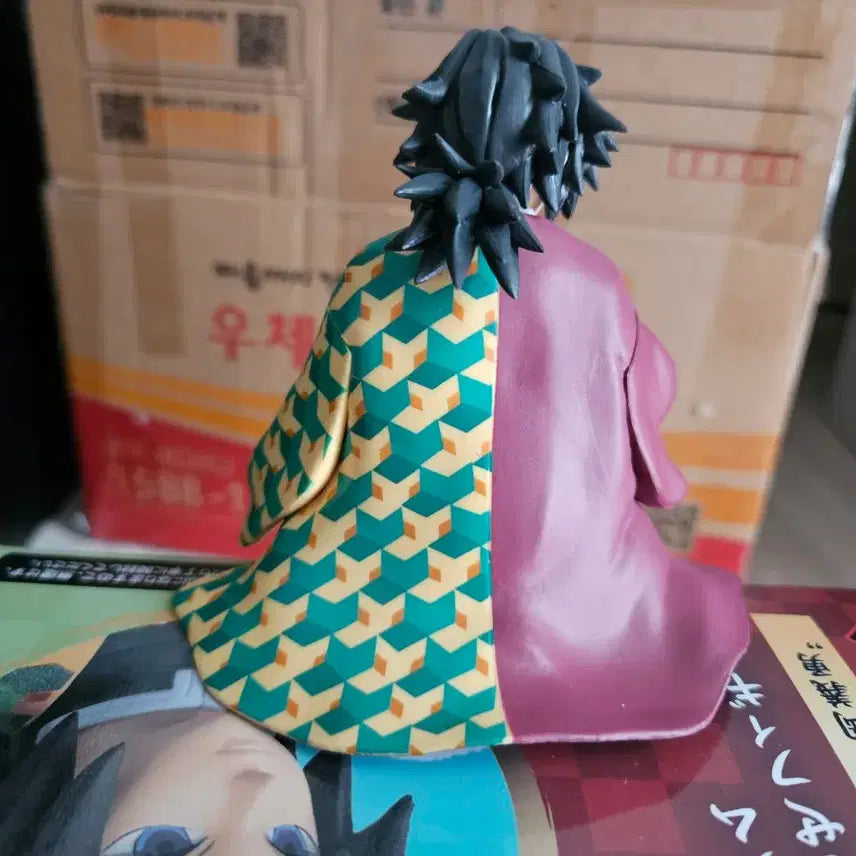 [BUNJANG] Demon Slayer Giyu Tomioka Onigiri Noodle Stopper Figure / 귀멸의 칼날 세가 기유 주먹밥 누들스토퍼 피규어