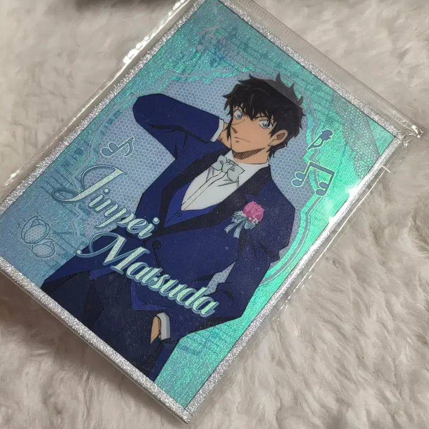 [BUNJANG] Detective Conan Matsuda Jinpei Fictional Character Color Sheet Ticket Acrylic Bundle Set (Chinese Limited) / (일괄) 명탐정코난 중국 한정 마츠다 진페이 유사코롯타 색지 티켓 아크릴