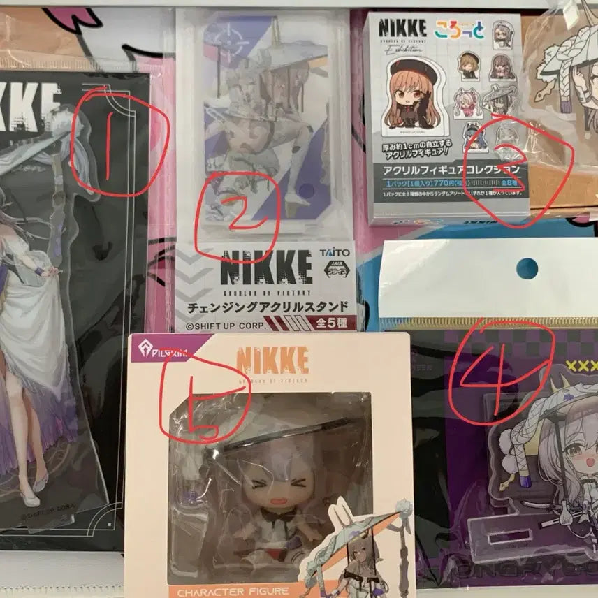 [BUNJANG] Nier Reincarnation Guen Red Goods Bundle / 니케 홍련 굿즈들 판매합니다!