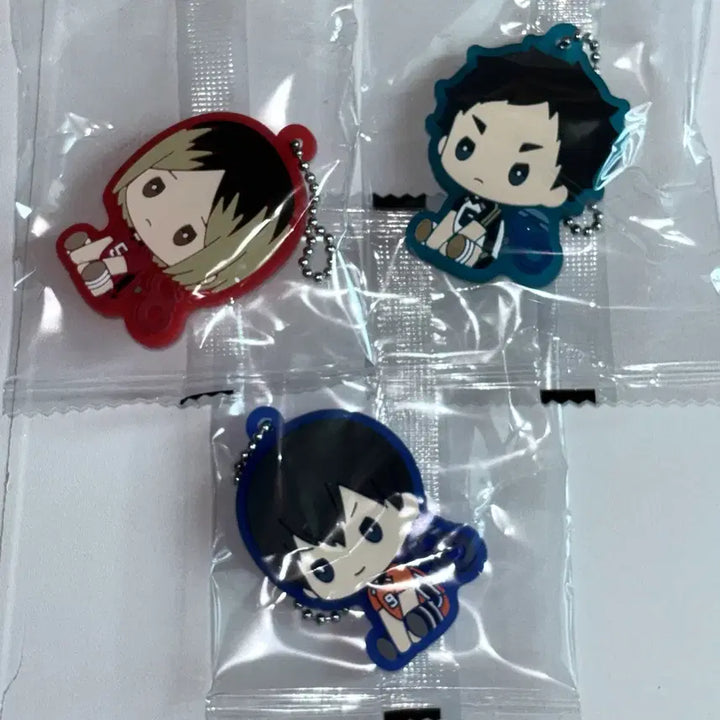 [BUNJANG] Haikyu!! Rubber Charm Keychain Bundle (Kenma, Kageyama, Mezushi Gacha) / [일괄] 하이큐 러버참 키링 켄마 카게야마 메지루시 가챠