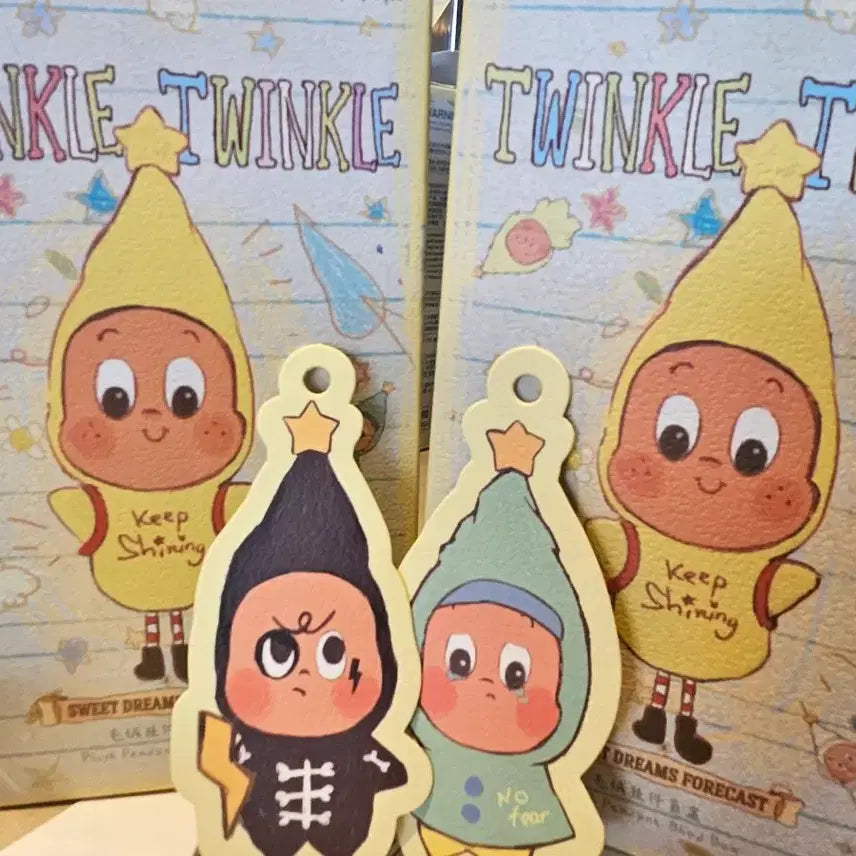 [BUNJANG] Pop Mart Twinkle Twinkle Weather Forecast Bundle (Rainy Day, Lightning Warning) / <일괄> 트윙클 트윙클 팝마트 일기예보 일괄 비 오는 날, 번개 경고