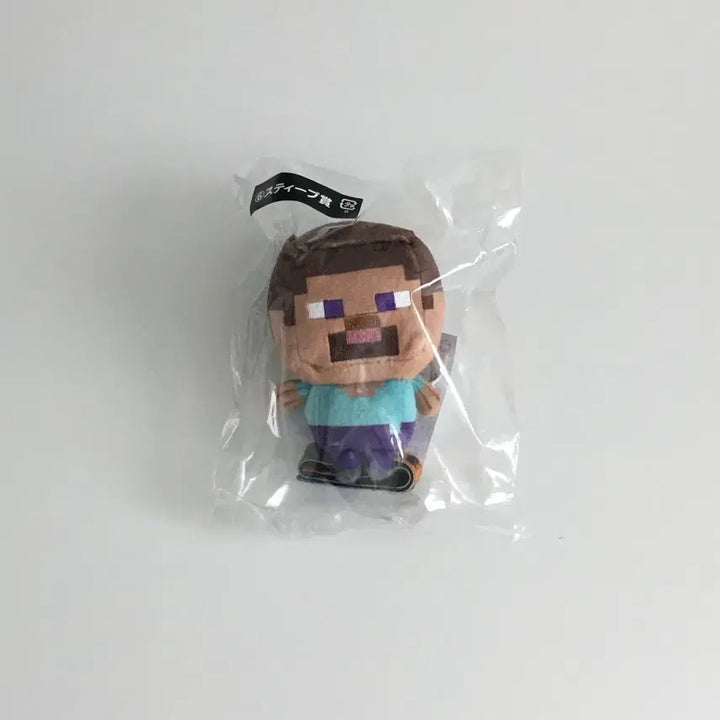 [BUNJANG] Minecraft Steve Plush Keychain / 마인크래프트 마크 쿠지 인형 누이 키링 - 스티브