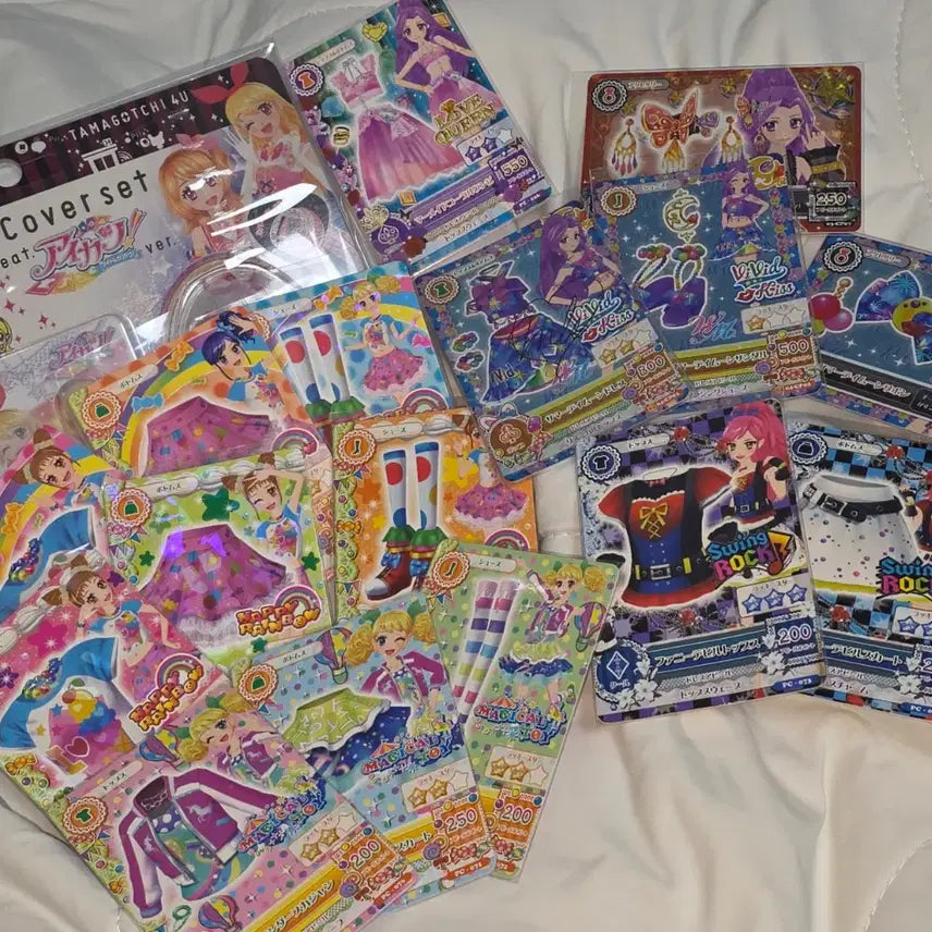 [BUNJANG] Aikatsu! Japan Card Bundle Set &amp; Tamagotchi Cover / 오늘만)아이카츠 아이엠스타 일판 카드 일괄 다마고치 처분