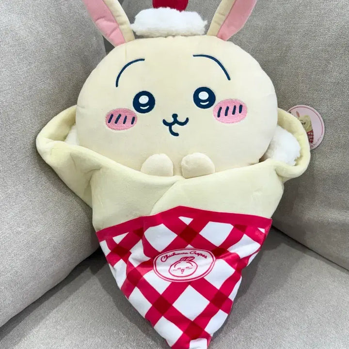 [BUNJANG] Chiikawa Usagi Crepe Plush / 치이카와 쿠지 A상 우사기 크레페 인형 마스코트