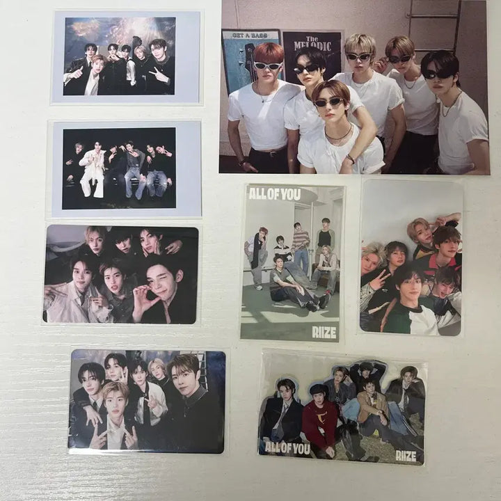 [BUNJANG] RIIZE Official Goods Group Photocard, Sticker, Postcard Bundle Set / 라이즈 공굿 단체 포카, 스티커,엽서 일괄 양도
