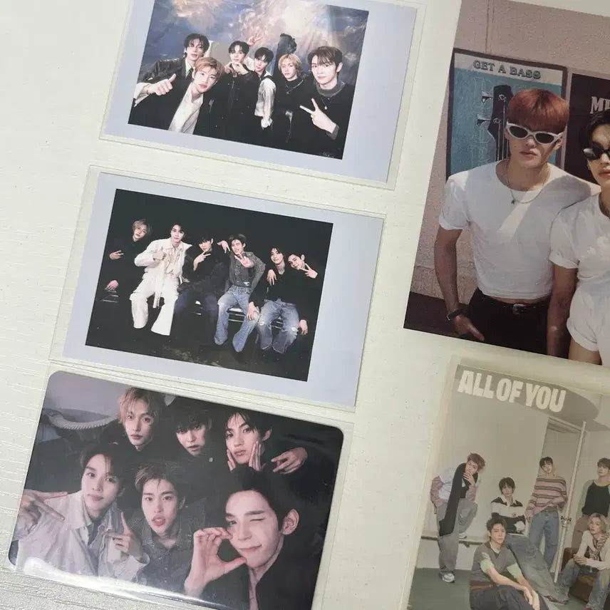 [BUNJANG] RIIZE Official Goods Group Photocard, Sticker, Postcard Bundle Set / 라이즈 공굿 단체 포카, 스티커,엽서 일괄 양도