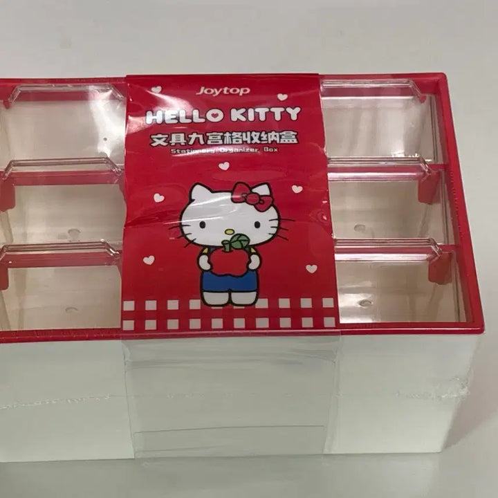 [BUNJANG] Sanrio Hello Kitty 3-Tier 9-Compartment Storage Box / 키티 3단 9칸수납함