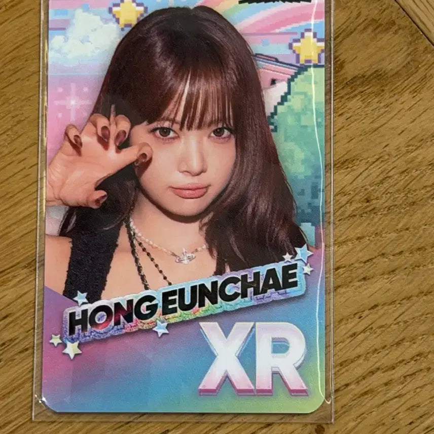 [BUNJANG] LE SSERAFIM Hong Eunchae Rhythm Hive Mission Photocard / 르세라핌 홍은채 리듬하이브 미션 인증 포카
