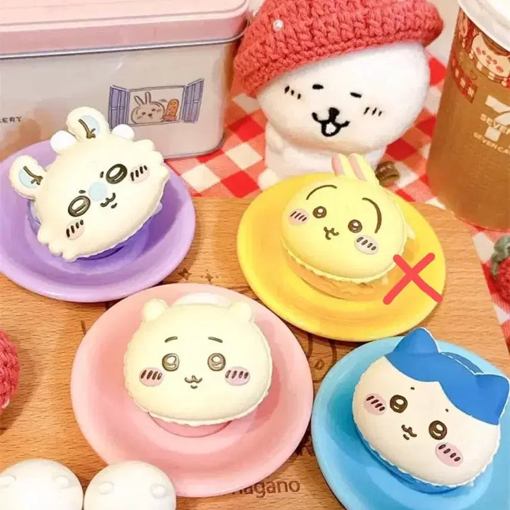 [BUNJANG] Cheikawa Macaron Plush Set / 치이카와 마카롱 인형 3종 일괄
