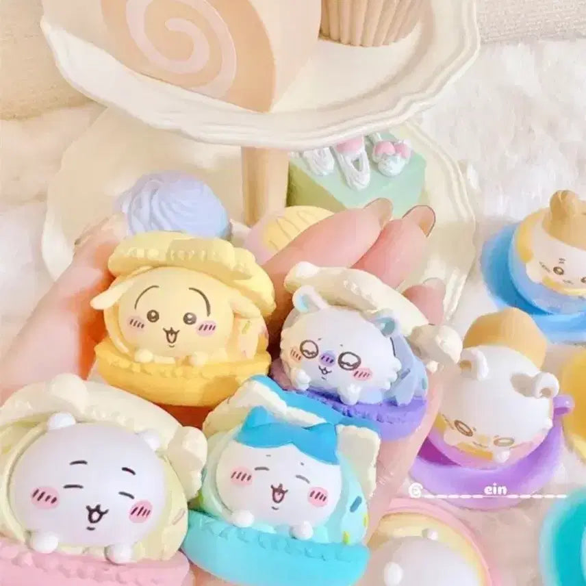 [BUNJANG] Cheikawa Macaron Plush Set / 치이카와 마카롱 인형 3종 일괄