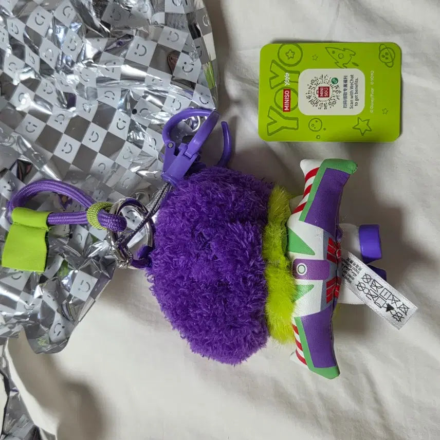 [BUNJANG] Miniso Toy Story 5 Buzz Lightyear Figure Keychain / 미니소 토이스토리 5 요요 버즈 인형 키링