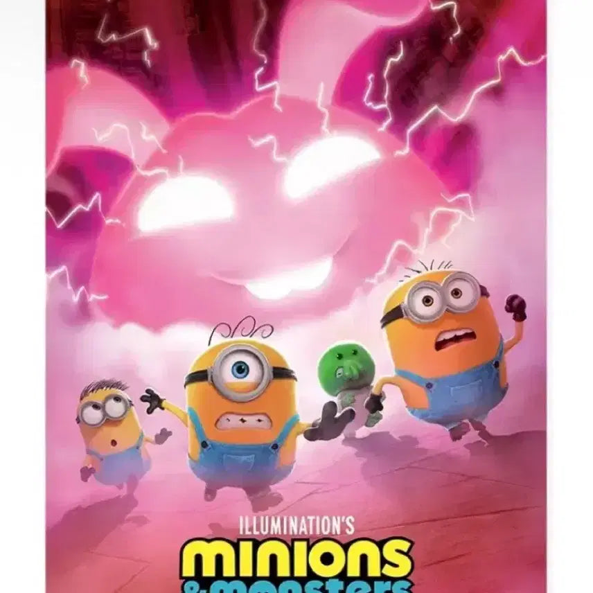 [BUNJANG] Minions and Monsters Signature Art Card - Lotte Cinema Exclusive / 미니언즈 앤 몬스터즈 시그니처 아트 카드 롯데시네마 영화