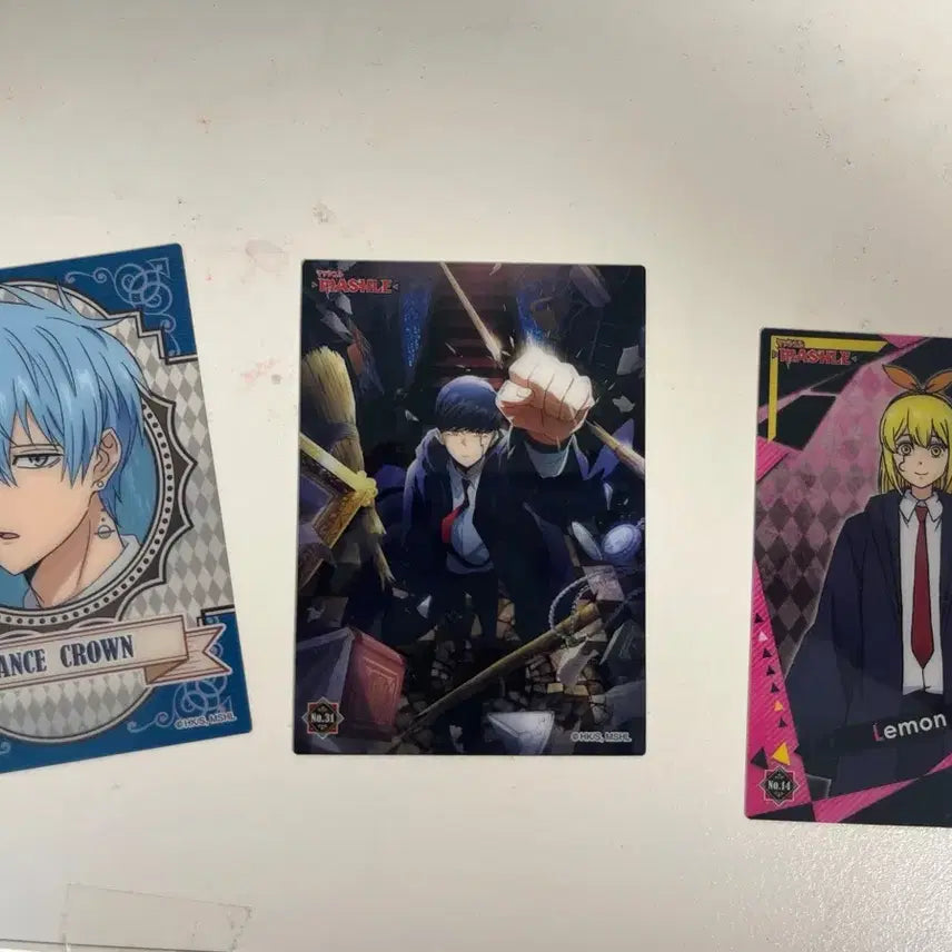 [BUNJANG] Mashle: Magic and Muscles Character Cards Goods Bundle Set / 일괄)) 마슐 캐릭터 카드 굿즈 3종 <가격내림>
