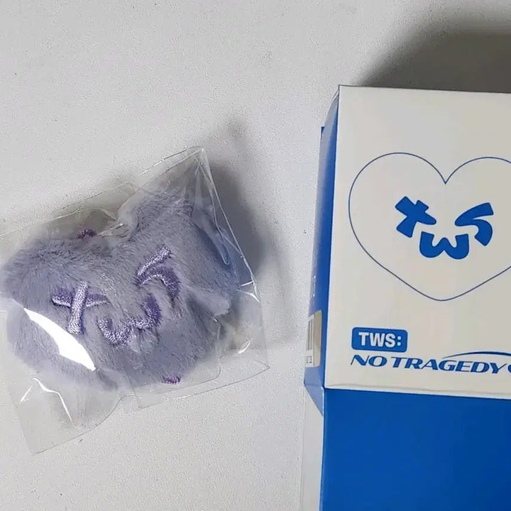 [BUNJANG] TWS Mini Heart Plush Purple / 투어스 미니하트플러시 보라색