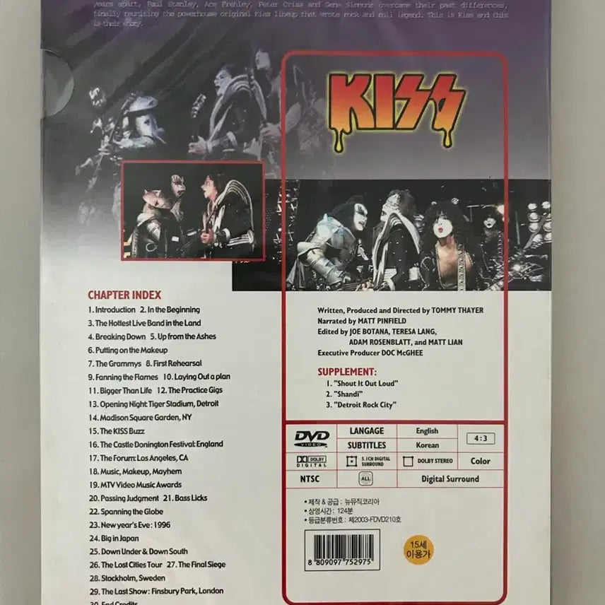 [BUNJANG] KISS The Second Coming Live Concert Music Video DVD / [희귀]새상품 KISS 키스 라이브콘서트 뮤직비디오 dvd