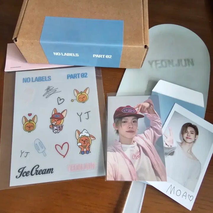 [BUNJANG] TXT Yeonjun Ice Cream Music Show Fan Gift Set Photocard / 연준 아이스크림 사녹 역조공 세트 양도