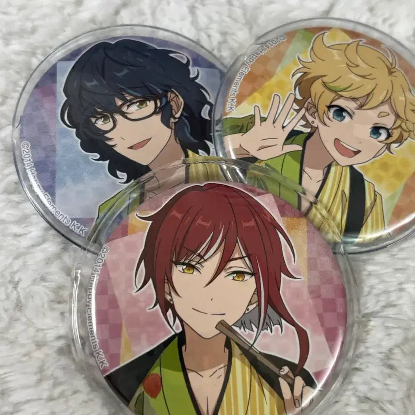 [BUNJANG] Ensemble Stars Switch Pins Bundle Set (Natsume, Tsumugi, Sora) / 앙스타 스위치 뱃지 일괄 나츠메 츠무기 소라