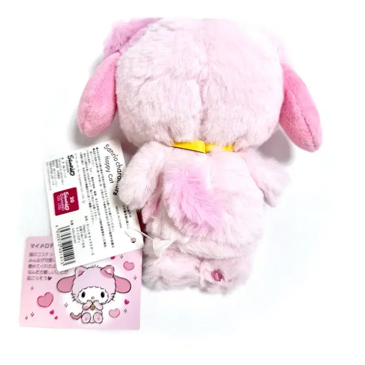 [BUNJANG] Sanrio My Melody Happy Cat Koneko-neko Mascot / 고양이 마이멜로디인형 해피캣 코네코네코 마스코트 정품