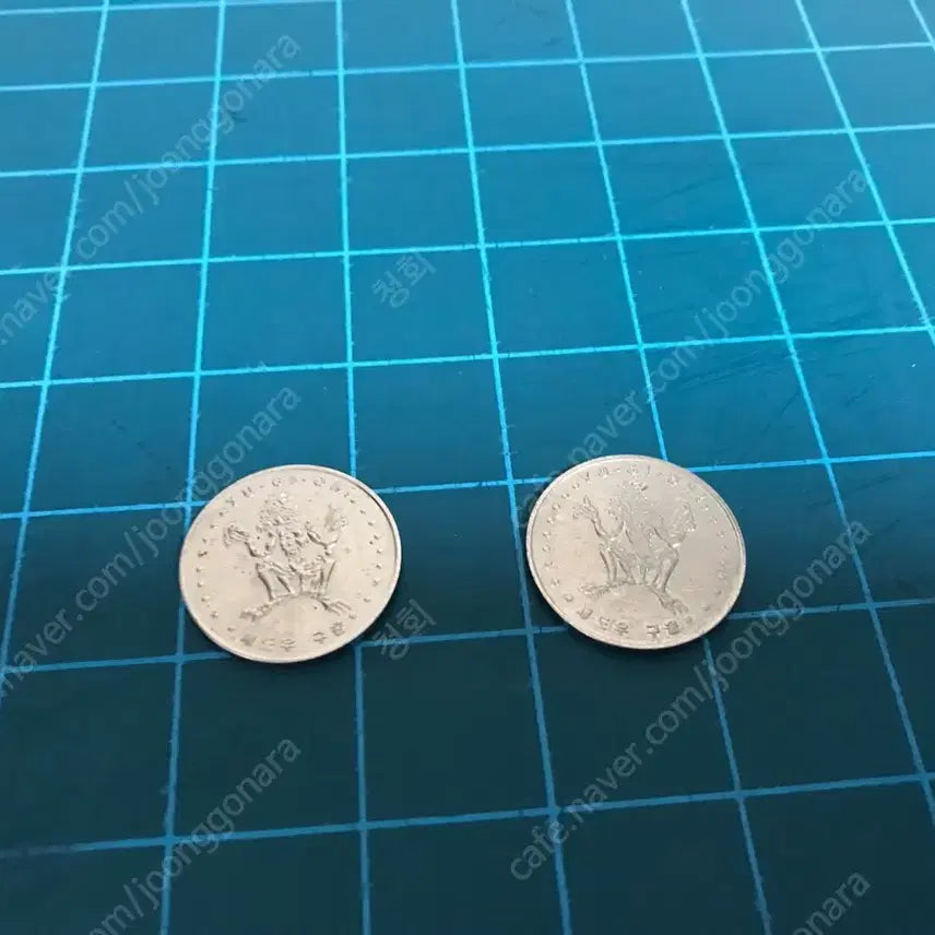 [BUNJANG] Yu-Gi-Oh! Classic Anime Merchandise Lot of 2 Shadow Ghoul Coins / 고전 만화 애니 유희왕 굿즈 유희왕 코인 동전 2개 일괄