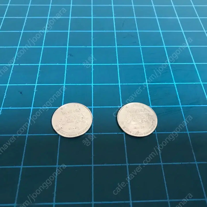 [BUNJANG] Yu-Gi-Oh! Classic Anime Merchandise Lot of 2 Shadow Ghoul Coins / 고전 만화 애니 유희왕 굿즈 유희왕 코인 동전 2개 일괄