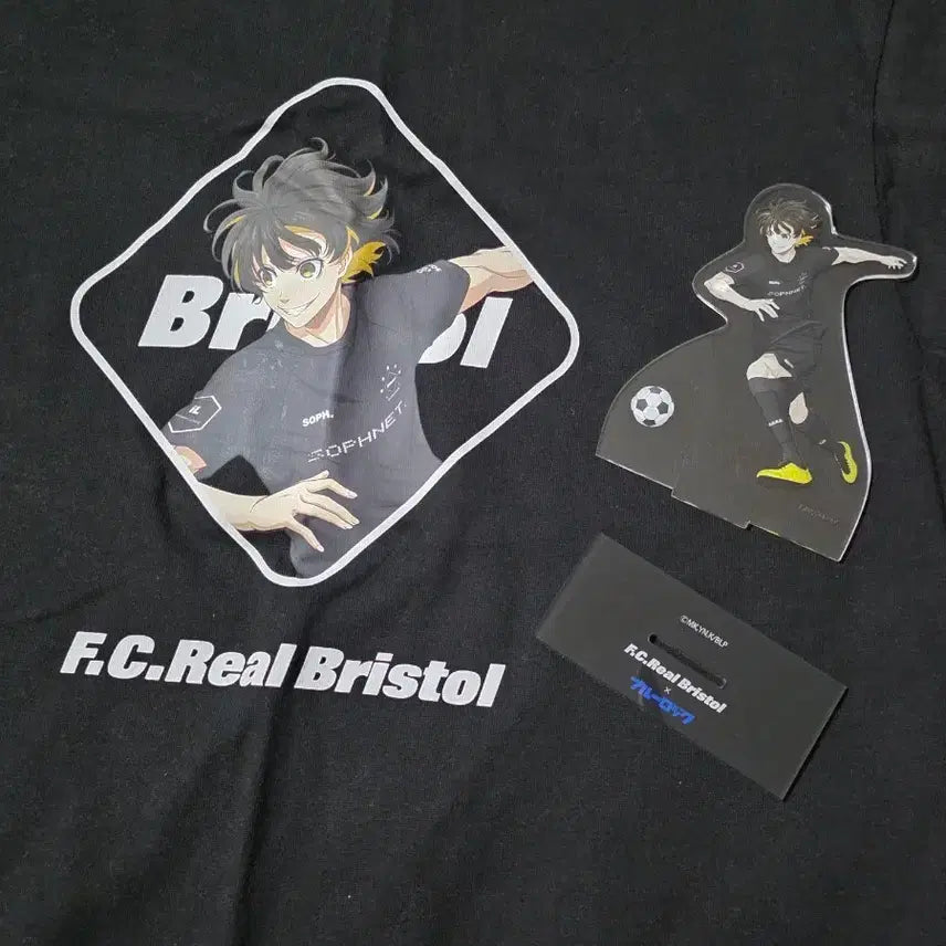[BUNJANG] FC Real Bristol Bachira T-Shirt &amp; Acrylic Bundle / 블루록 FCReal Bristol 바치라 티셔츠 아크릴 일괄