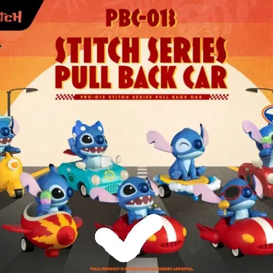 [BUNJANG] Disney Stitch Series Pullback Sports Car / 디즈니 스티치 시리즈 풀백카 스포츠카
