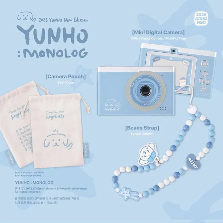 [BUNJANG] ATEEZ Yunho 26MD Camera Set / 에이티즈 26윤호 MD 카메라
