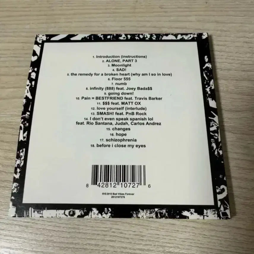 [BUNJANG] XXXTentacion SAD CD / 텐타시온 XXXTentacion 씨디 ? SAD 싸게 급처