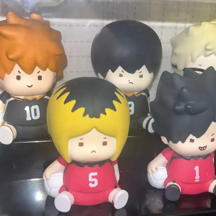 [BUNJANG] Haikyuu Soft Vinyl Figure Full Set Bundle (Hinata, Kageyama, Tsukishima, Kenma, Kuroo) / 할인)하이큐 소프비 피규어 전종 일괄 히나타 카게야마 츠키 켄마 쿠로오