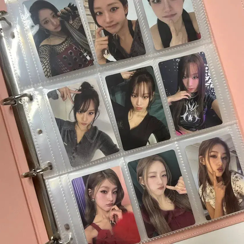 [BUNJANG] 9-Pocket Card Binder / 9포켓 포카 바인더 아이브 보넥도 아일릿 투바투 엔시티 세븐틴 르세라핌