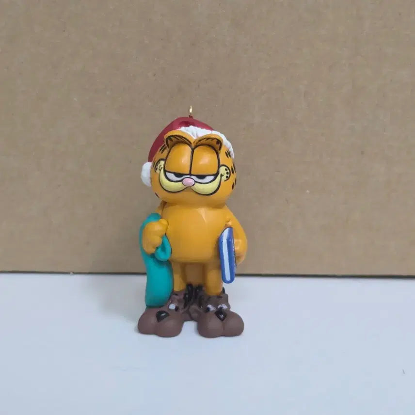 [BUNJANG] Garfield Christmas Santa Ornament Figure / 크리스마스 산타 가필드 오너먼트 피규어