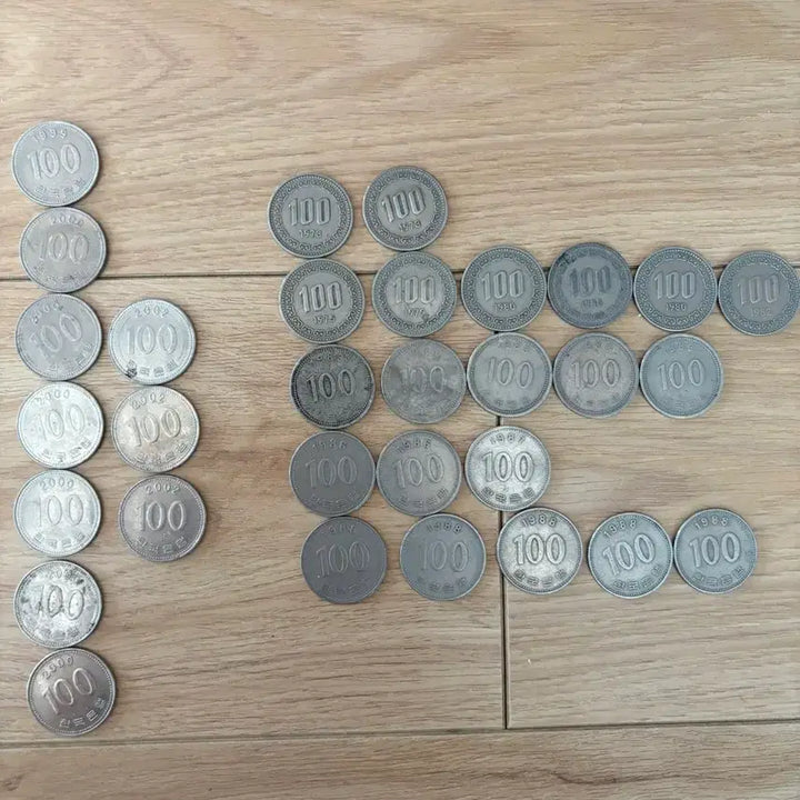 [BUNJANG] Korean Mint Coin Collection - 100, 50, 10 Won (Various Years) / 한국은행 100원 50원 10원 동전 모음